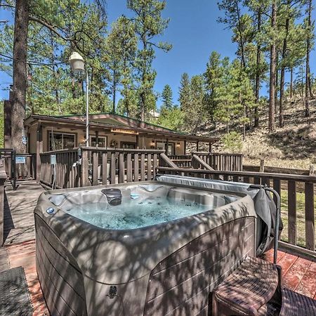 Tranquil Cabin With Stream And Deck Near Dtwn Ruidoso! Esterno foto