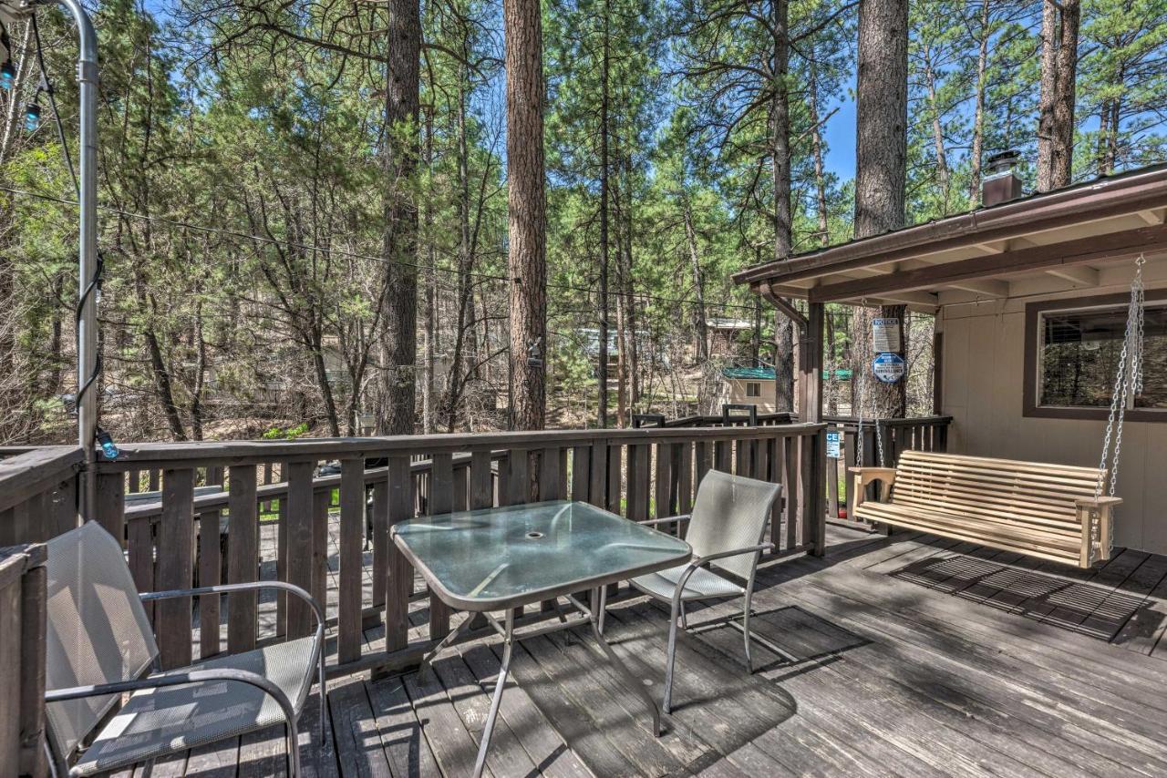 Tranquil Cabin With Stream And Deck Near Dtwn Ruidoso! Esterno foto