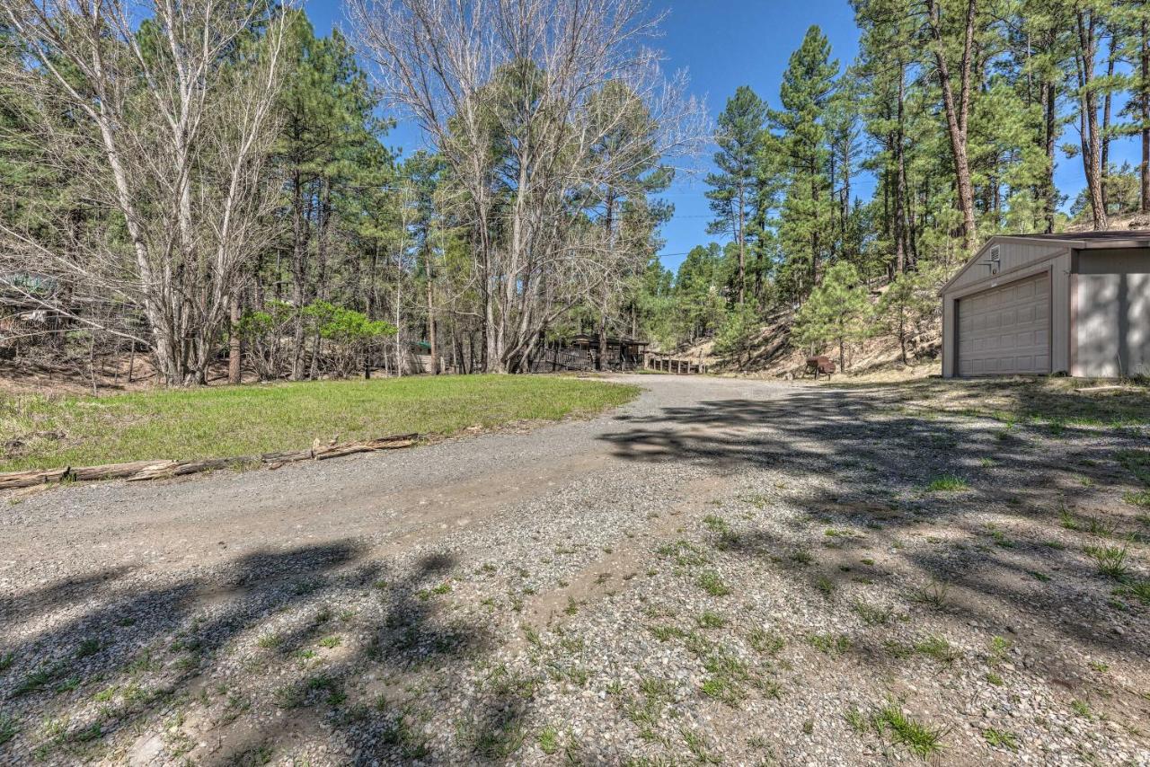 Tranquil Cabin With Stream And Deck Near Dtwn Ruidoso! Esterno foto