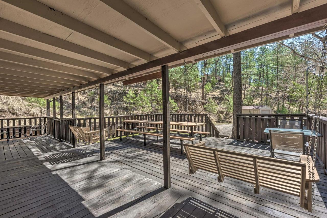 Tranquil Cabin With Stream And Deck Near Dtwn Ruidoso! Esterno foto