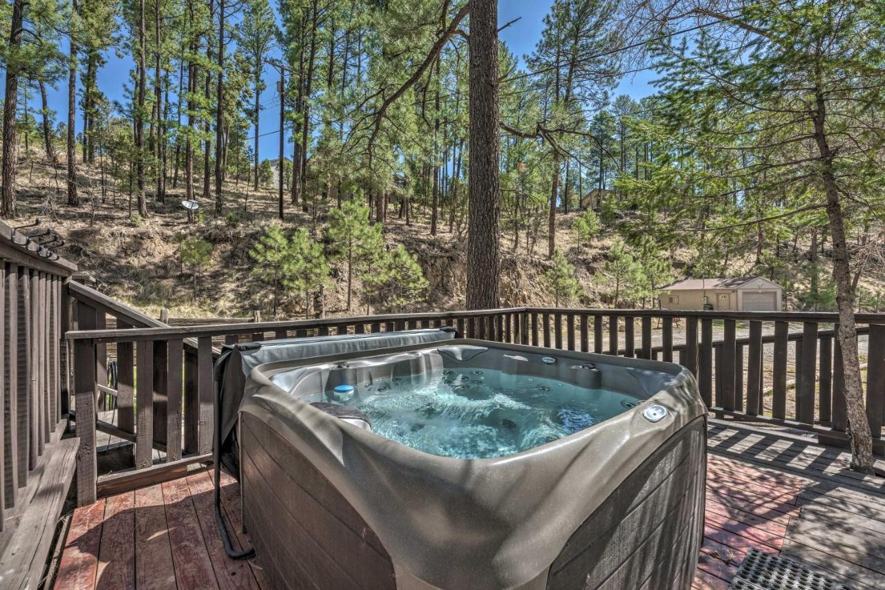 Tranquil Cabin With Stream And Deck Near Dtwn Ruidoso! Esterno foto