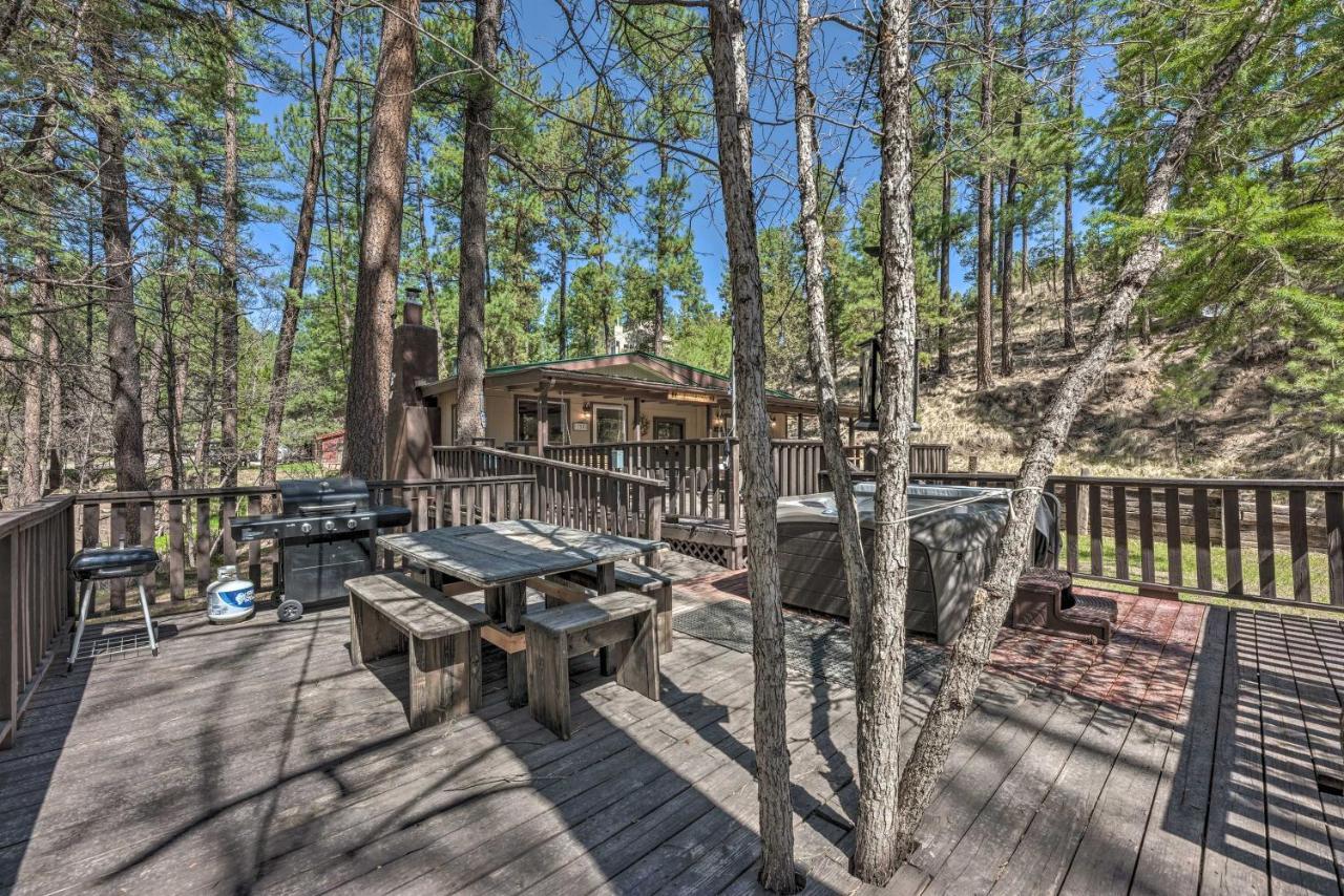 Tranquil Cabin With Stream And Deck Near Dtwn Ruidoso! Esterno foto